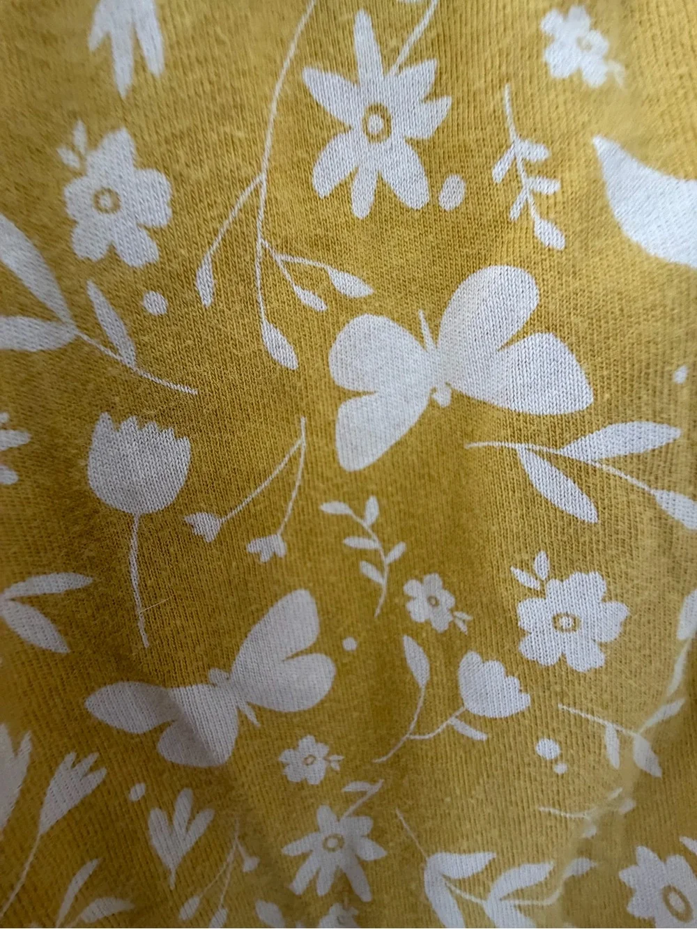 Old Navy Mustard Yellow Floral Smocked Maxi Dress romper L 10-12